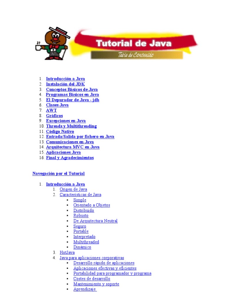 Manual de Java | PDF | Java (lenguaje de programación) | Puntero ...