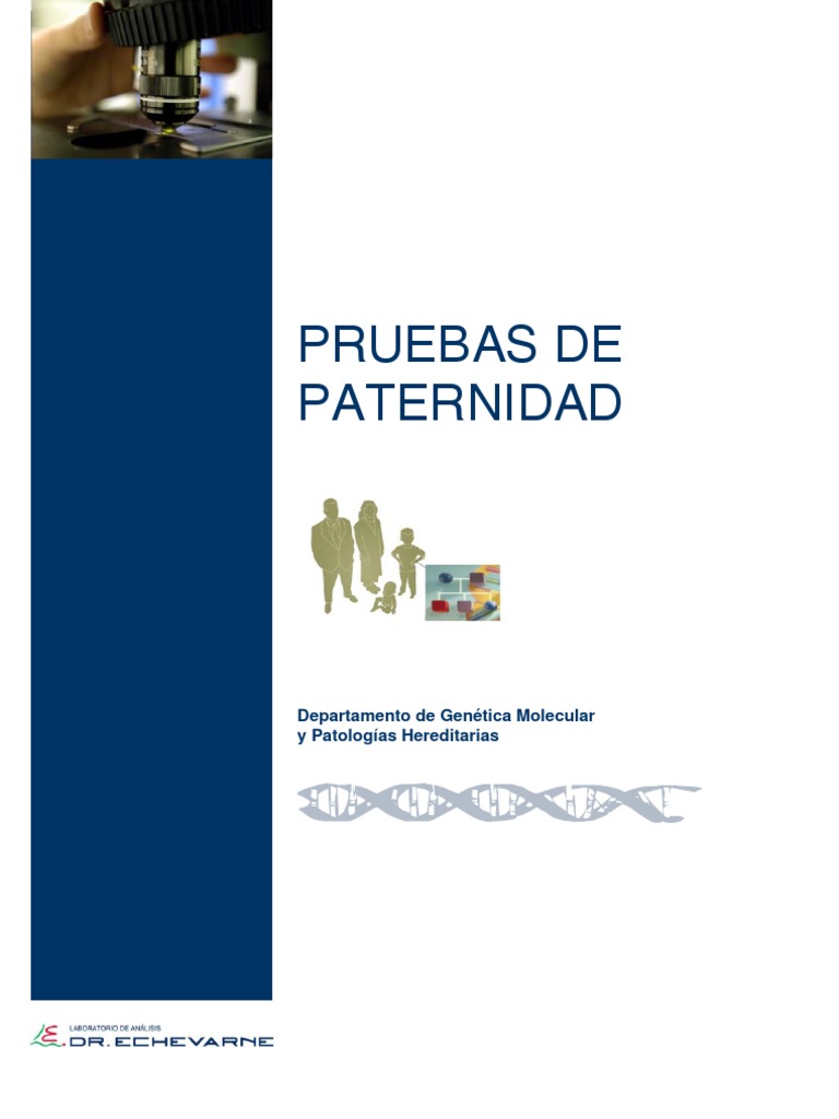 Prueba De Paternidad Pdf