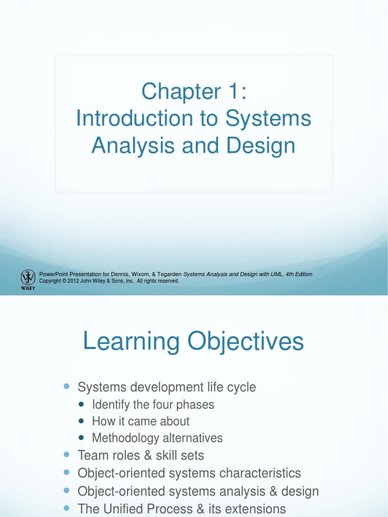 Introduction To Systems Analysis and Design | PDF | Class (Computer ...