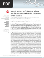 Download Isotopic evidence of plutonium releaseinto the environment from the FukushimaDNPP accident by Troy Livingston SN128090542 doc pdf