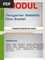 Pengantar Statistik Sosial