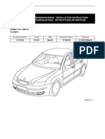 Saab 9-3 M03-: Monteringsanvisning Installation Instructions Montageanleitung Instructions de Montage