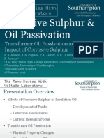 Transformer Oil Passivation and Impact of Corrosive Sulphur