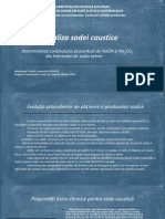 Determinarea Conținutului Procentual de NaOH Și Na2CO3 Din Hidroxidul de Sodiu Tehnic