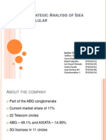 S A I C: Trategic Nalysis OF DEA Ellular