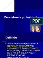 Dermatozele profesionale