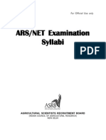ARS NET Examination Syllabi 2009