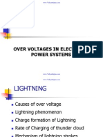 Unit - I: Over Voltages in Electrical Power Systems