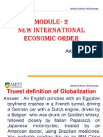 Module 2-Globalisation of World Economy and Business