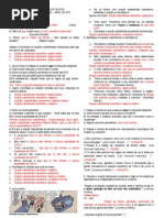 Exercícios sobre subordinação Gabarito CP2 Centro