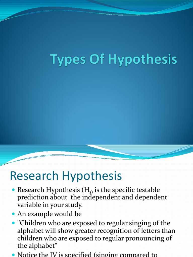Types Of Hypothesis Pdf Type I And Type Ii Errors Statistical Hypothesis Testing