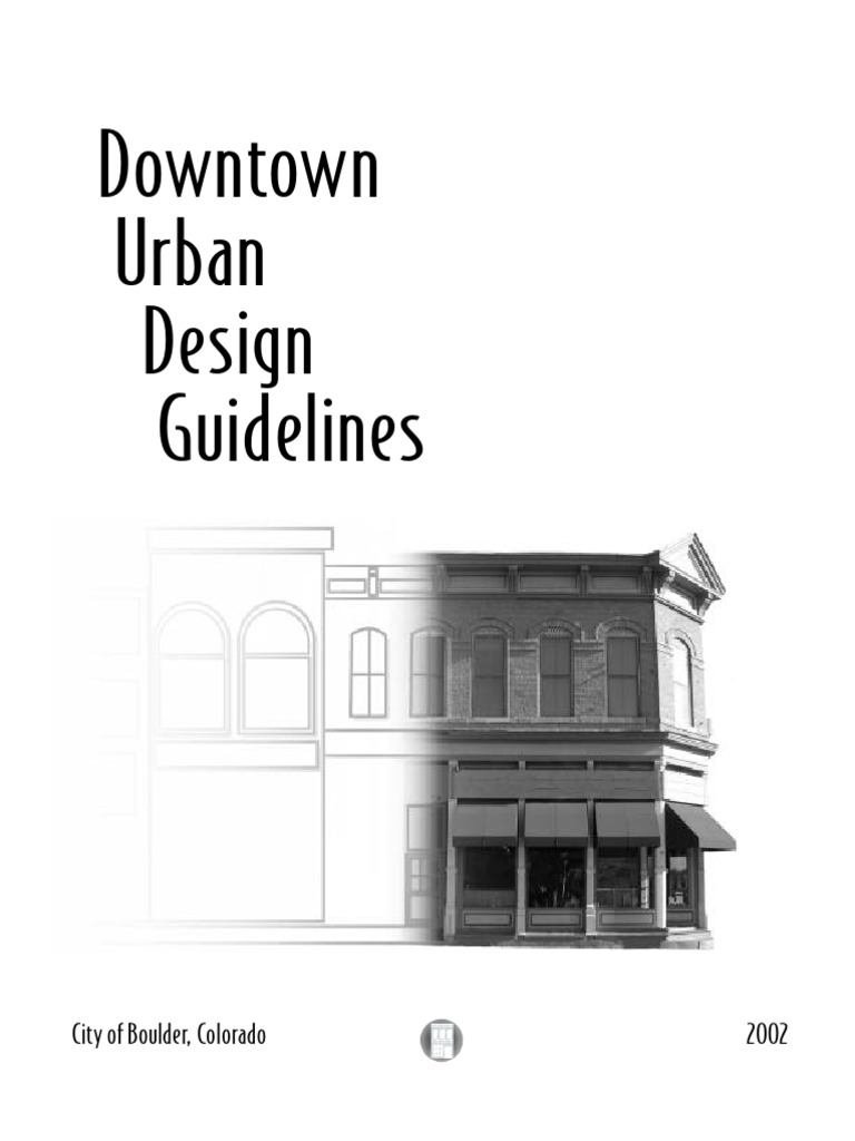 Boulder Downtown Design Guidelines | PDF | Window | Boulder