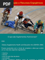 8- Suplementacao e Recursos Ergogenicos