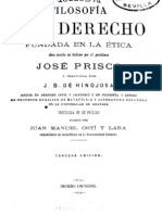 43099011 Prisco Jose Filosofia Del Derecho Fundada en La Etica Parte 1 1891
