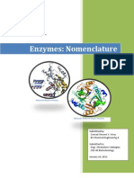 Written Report on Enzymes-nomenclature