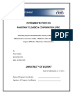 Download Internship Report on PTV by Amer Sultan by Amer Sultan SN128124191 doc pdf