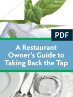 A Restaurant Owner's Guide To Taking Back The Tap