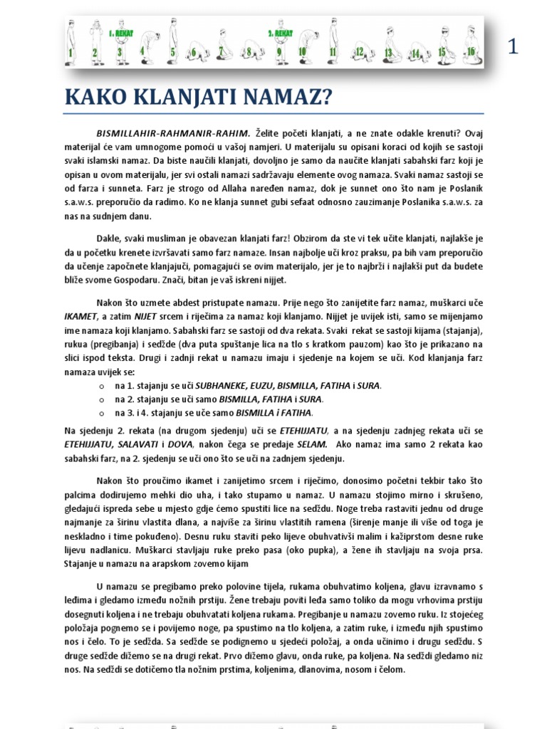 Kako Se Klanja
