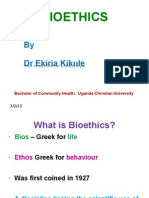 BIOETHICS