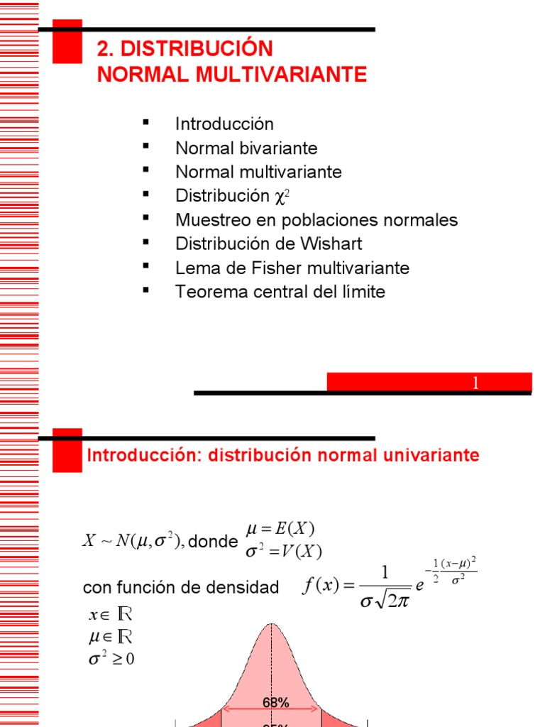 Distribución Normal Multivariante | PDF | Objetos matemáticos ...