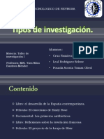 Tipos de Investigacion.