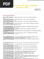 Relación de Normas ISO (Dic 1999) PDF