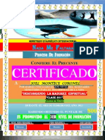 (Joel) Certificado de Foramcion (2do Nivel)