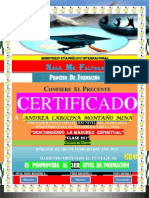 (Andrea) Certificado de Formacion (2do Nivel)