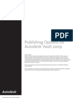 Publishing Options for Autodesk Vault 2009