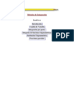 Matematicas Metodos de Integracion