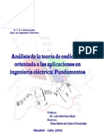 Analisis de La Teoria de Onditas y Sus Aplicaciones en Ingenieria Electrica