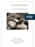 Download 10 Must Know Jazz Guitar Licks eBook by jimmyjoe SN128182294 doc pdf