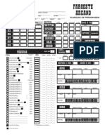 Faroeste Arcano - Ficha de Personagem
