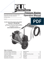 Excel XR2600 Pressure Washer Manual