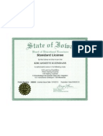 teaching license