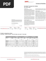 SAFC Biosciences - Technical Bulletin - EX-CELL™ Serum-Free Media For CHO Cells