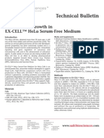 Download SAFC Biosciences - Technical Bulletin - HeLa S3 Cell Growth in EX-CELL HeLa Serum-Free Medium by SAFC-Global SN12819437 doc pdf