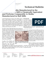 SAFC Biosciences - Technical Bulletin - Cell Culture Media Manufactured in the Continuous Pin Mill is Chemically Equivalent and Performs Comparably to Media Manufactured in Ball Mills