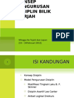 Konsep Pengurusan Disiplin Bilik Darjah