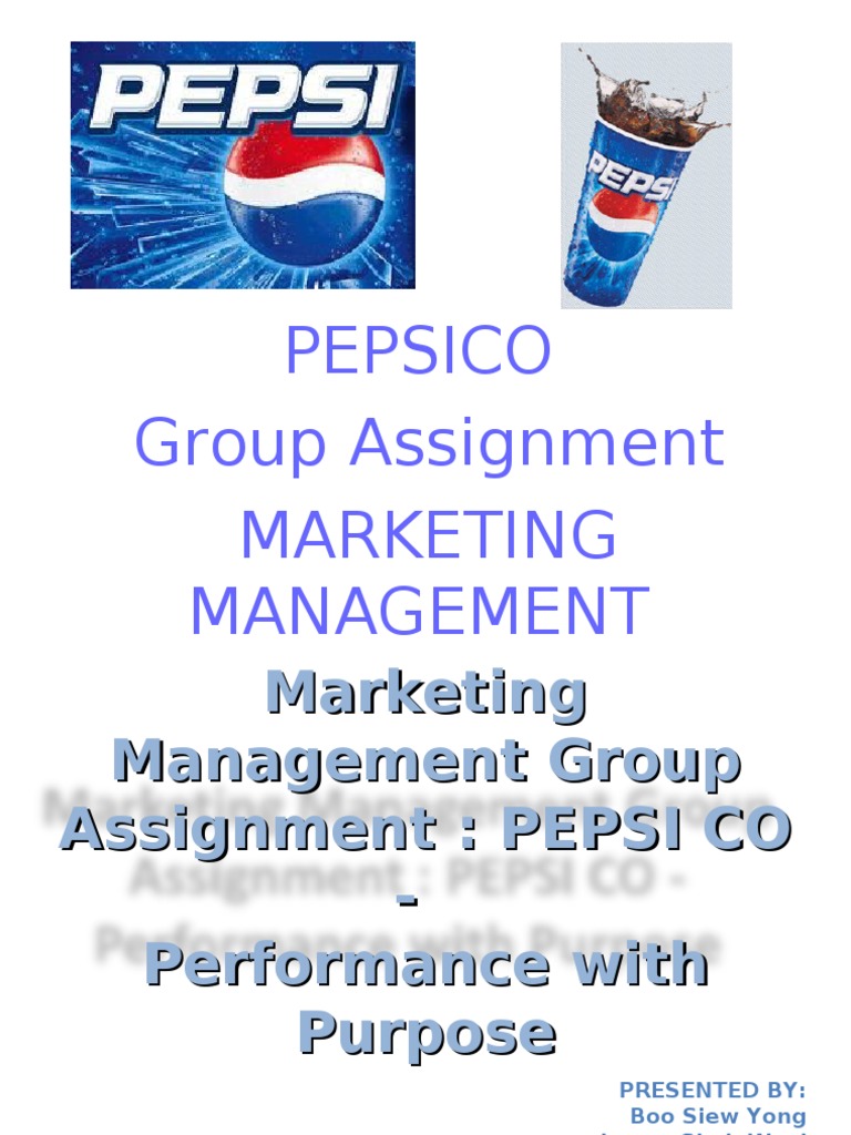 case study of pepsi company pdf