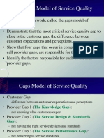 The Gaps Model of Service Quality