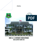 Profil RSUD Dr. H. Soemarno Sosroatmodjo 2012