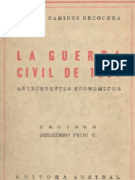 La Guerra Civil de 1891. Antecedentes Económicos.