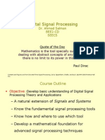 Dsp Lecture 1