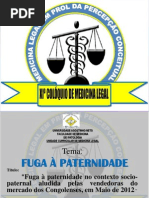 FUGA À PATERNIDADE
