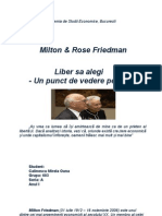 Milton Friedman- Liber Sa Alegi
