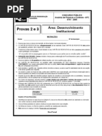 ===(2-8) Esaf Analista Financas Controle Desenvolvimento Instititucional Especifica