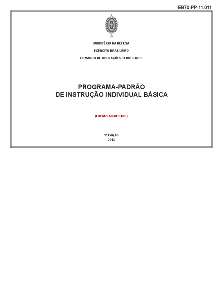 EB70-PP-11.011 - Programa - Padr C3 A3o de Instru C3 A7 C3 A3o ...