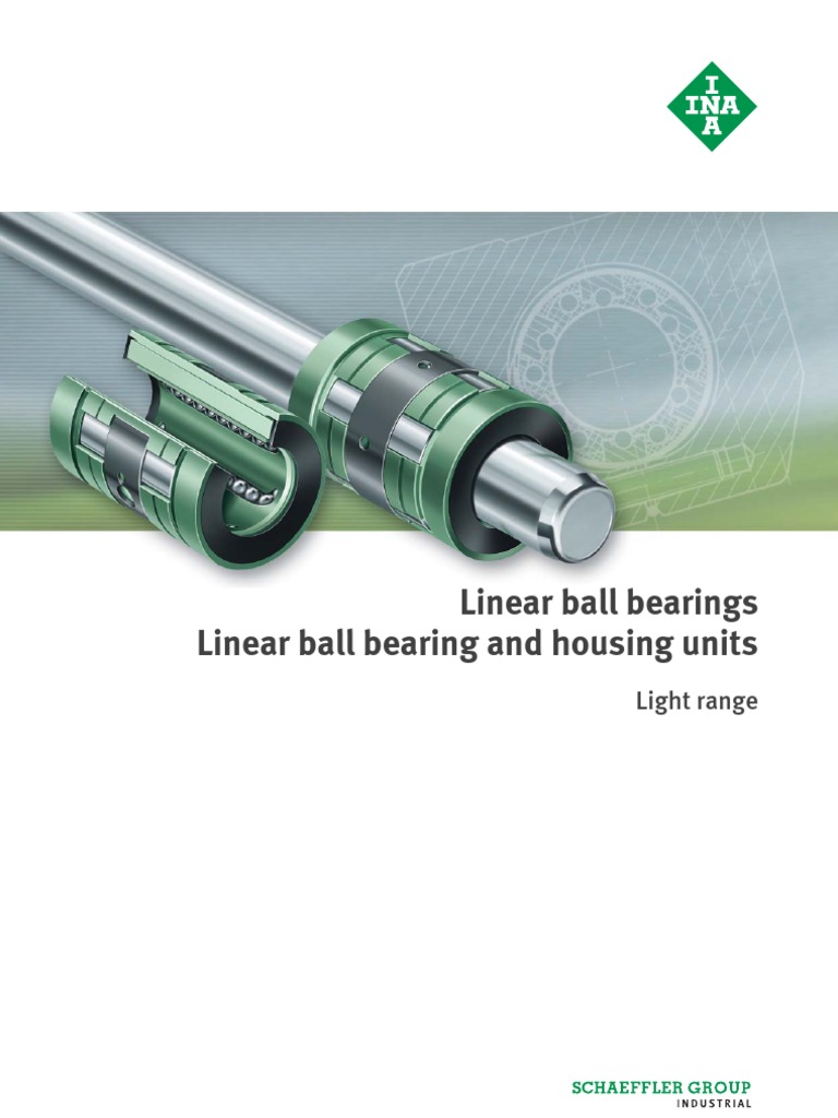 Linear Ball Bearings | PDF | Bearing (Mechanical) | Manufactured Goods
