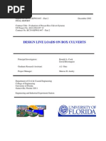 Design Live Load on Box Culvert